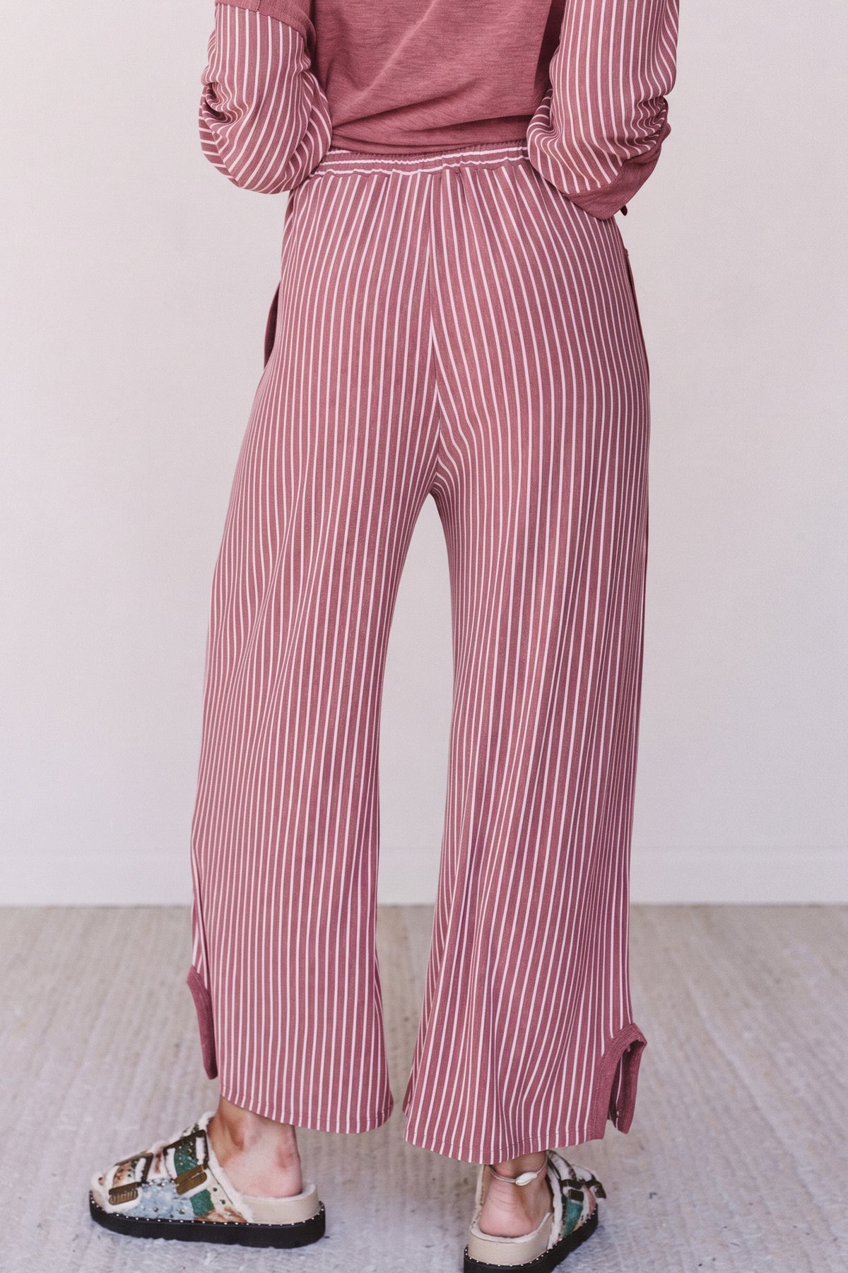 Real Teal Raw Seam Patchwork Long Sleeve Top Pocket Casual Pants 2pcs Set